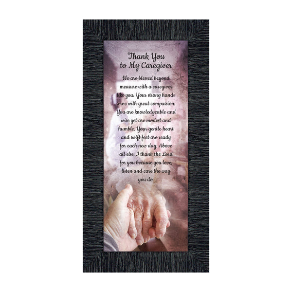 Thank You to My Caregiver, Thoughtful Gifts, Inspirational Picture Frame, 10x10 6344