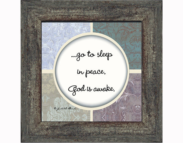 Go To Sleep, Sleeping Peaceful with God Watching, 6x6 75529