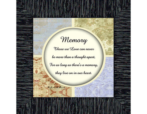In Memory of Loved One, Sympathy or Condolence Gift, 6x6 75532
