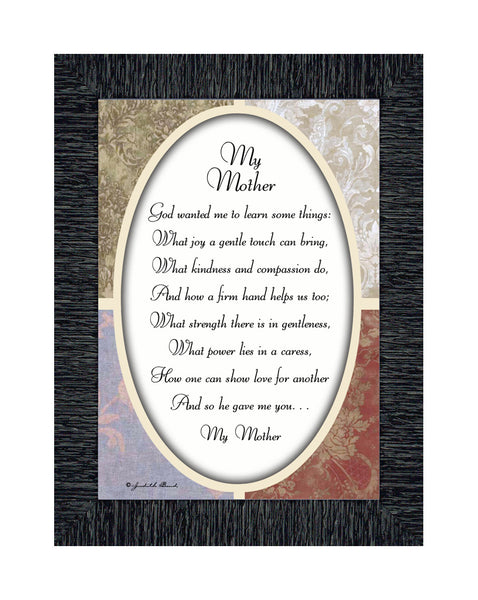 My Mother, Gift from Daughter for Mother, Picture Frame for Mom, 7x9 77967