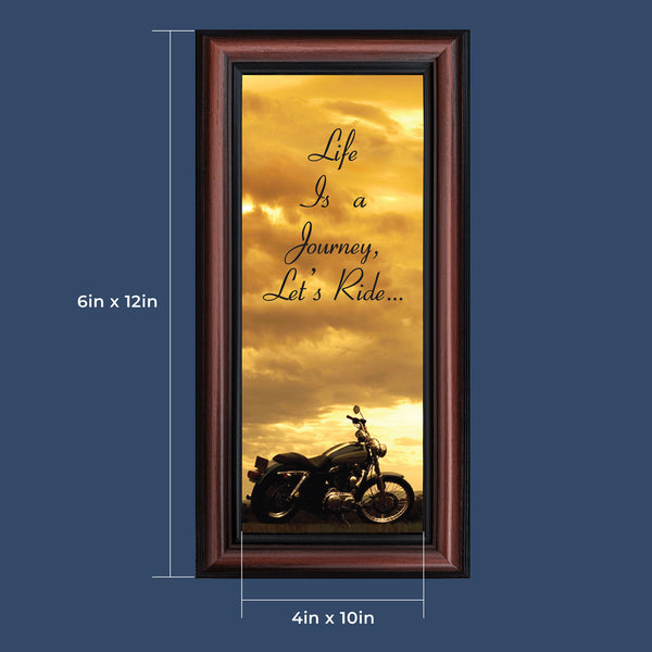 Harley Davidson Gifts for Men and Women, Classic Harley Picture Frame, Harley Davidson Wedding Gifts, Biker Motorcycle Accessories for Men, Unique Motorcycle Wall Decor, 7850