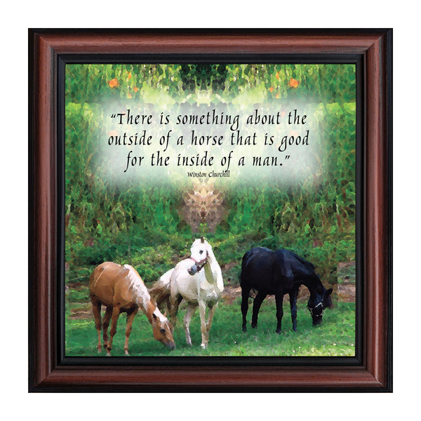 A Horse Picture Frame, Horse Lovers, Picture Frame, 8x8, 8508