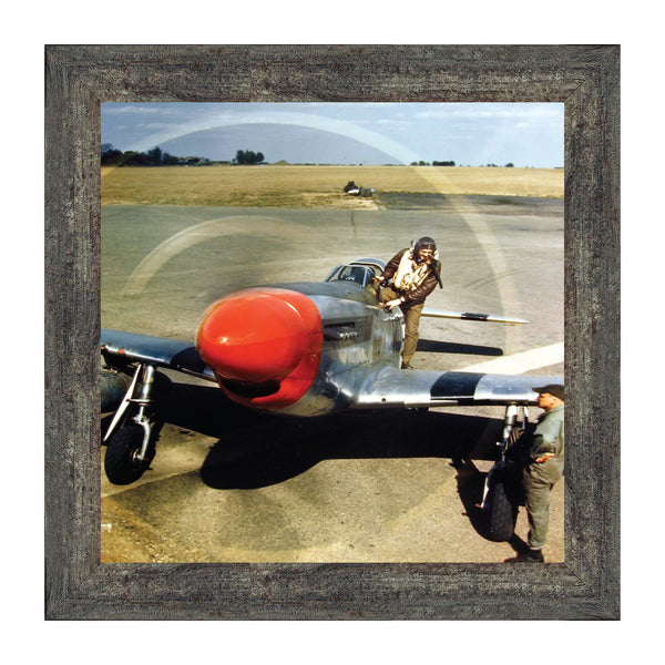 P-51 Mustang Plane, Aviation Picture Frame, 10x10 8513