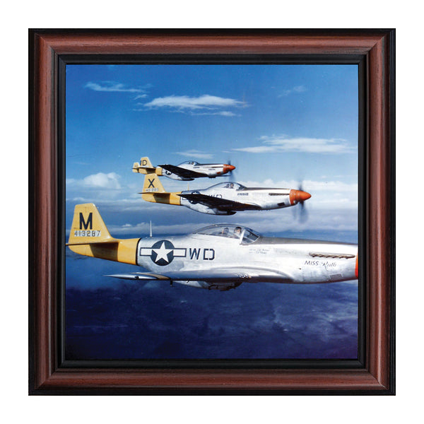 P-51 Mustang Fighters, Aviation Picture Frame, 10x10 8517