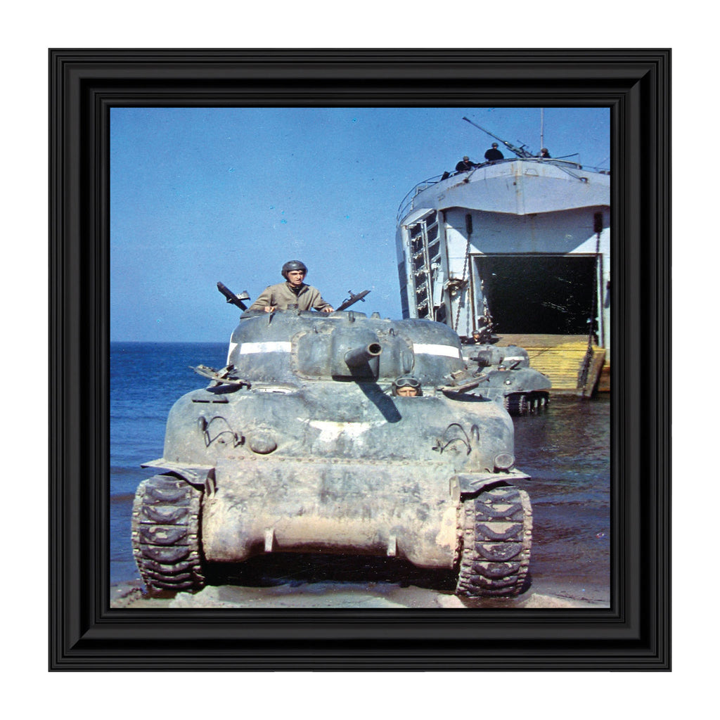 Tank Crew, Army Veteran Gift, Military Framed Wall Decor, 10x10 8520