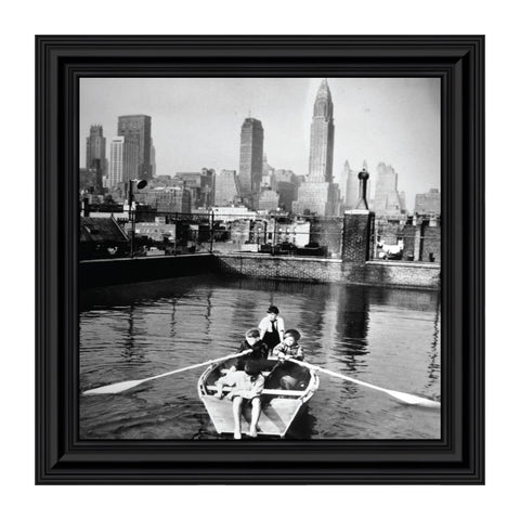 Vintage Madison Boy’s Rowing Club, Historical Picture Frame, 10x10 8531
