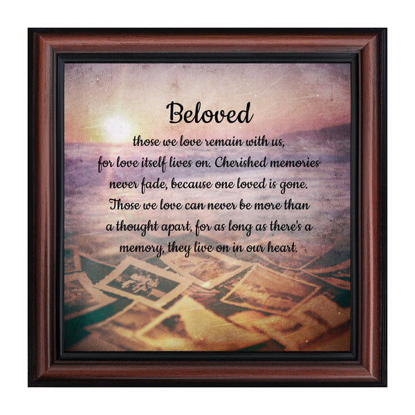 Beloved, Sympathy Gift in Memory of a Loved One, Condolence Gift of Gift of Comfort, 10x10 6384