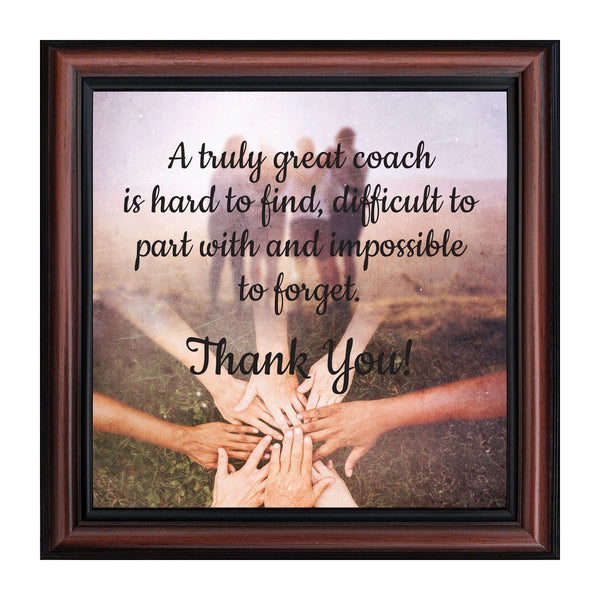 Coach Picture Frame, Coach Thank You Gift for Men or Women, Coaches Gifts for Basketball Coach, Volleyball Coach, Football Coach or Cheer Coach, Team Coach Gift for Baseball or Softball, 6412