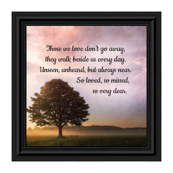 Sympathy Gift Picture Frames, Memorial Gifts for your Condolence Gift Baskets and Sympathy Cards, Bereavement Gifts, In Memory of Loved One, Those We Love Framed Home Décor, 6433