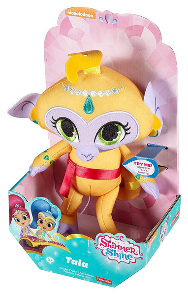 Fisher Price Shimmer and Shine Plush Tala Monkey Talks and Sings