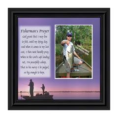 Fishermans Prayer Sign Fishing Wall Decor Gift for Fisherrman