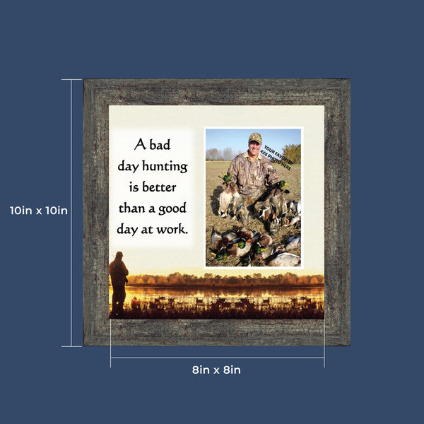 Bird Hunter, Hunting  Fowl Personalized Picture Frame, 10X10 9705