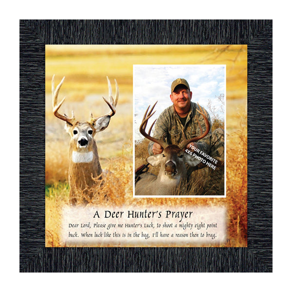 A Deer Hunter's Prayer, Hunting Personalized Picture Frame, 8x8, 9707