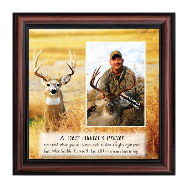 A Deer Hunter's Prayer, Hunting Personalized Picture Frame, 8x8, 9707