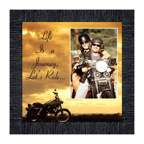 Harley Davidson Gifts for Men and Women, Classic Harley Picture Frame, Harley Davidson Wedding Gifts, Biker Motorcycle Accessories for Men, Unique Motorcycle Wall Decor, 9750