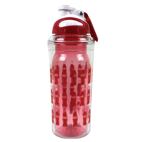 Coca-Cola 20 oz Double Wall Water Bottle with Coke Logo Officially Licensed – BPA Free