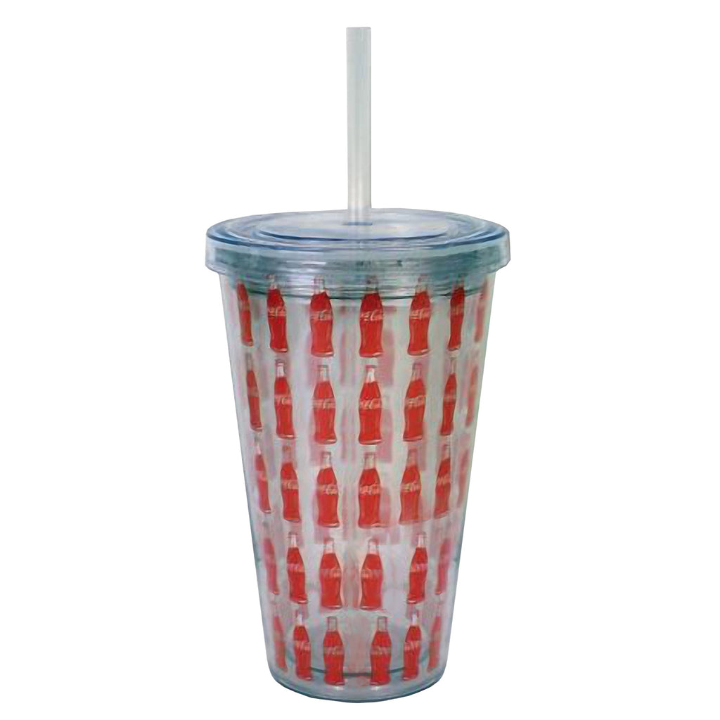 Coca-Cola 17.5 oz Double Wall Tumbler with Coke Officially Licensed Logo – BPA Free