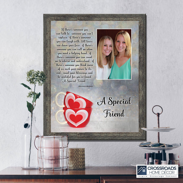 Best Friend Gifts, Birthday Gift for Best Friend, Friendship Gift for Women, Thank You Gifts for Friends, Thinking of You Gifts for Friends Going Away, A Special Friendship Picture Frame, 6309