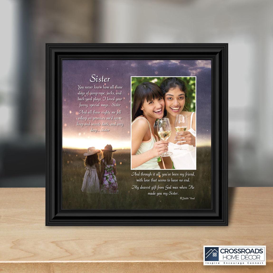 Buy KATE POSH - Sisters Picture Frame - Engraved Natural Wood Photo Frame -  Big Sister, Little Sister, Maid of Honor, Matron of Honor Gifts, Birthday  Gifts (5x7-Vertical) Online at Low Prices