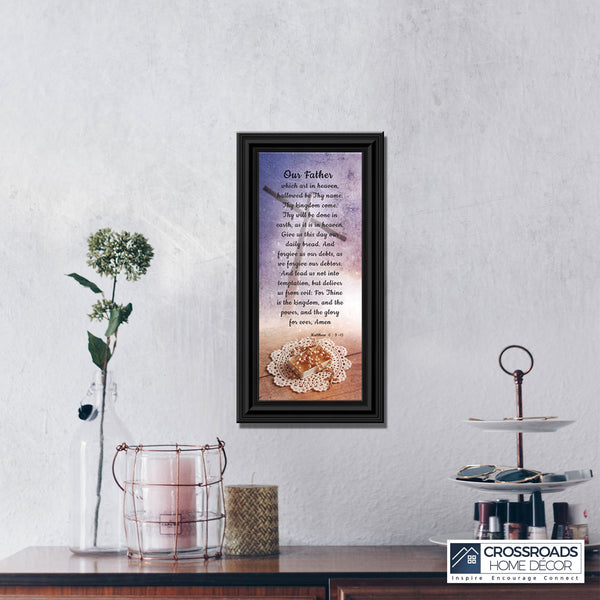 The Lord's Prayer, Our Father Prayer, Bible Verses Wall Decor, 10x10 6377