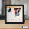Ice skating picture frame with Live Laugh Love Skate and a 4x6 photo opening by Crossroads Home Decor