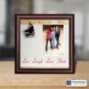Ice skating picture frame with Live Laugh Love Skate and a 4x6 photo opening by Crossroads Home Decor