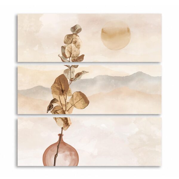 Eucalyptus canvas wall art - Eucalyptus at Sunrise by Crossroads Home Decor