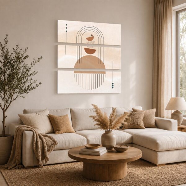 Rising Sun Arch gift - canvas print for a boho home or new apartment