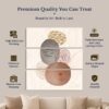 Terracotta Orbits canvas print - gallery wrapped and floating frame styles