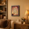 Firehouse crew prayer framed wall art displayed in a common room