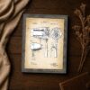 hair dryer patent - 1911 patent number and lettering closeup