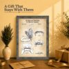 Funny bathroom decor gift - toilet seat patent framed for dad or landlord