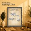 Sci-fi gift - hover bike patent framed for a collector