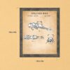 Hover bike patent print - 1985 wheelless vehicle blueprint by Crossroads Home Decor