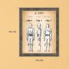 Robot patent print - 1979 humanoid design blueprint by Crossroads Home Decor