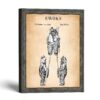 Sci fi creature patent print - 1985 design blueprint by Crossroads Home Decor