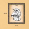 Sci fi character patent print - 1982 design blueprint by Crossroads Home Decor