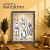 this framed patent print gift - framed wall art for a vintage patent collector