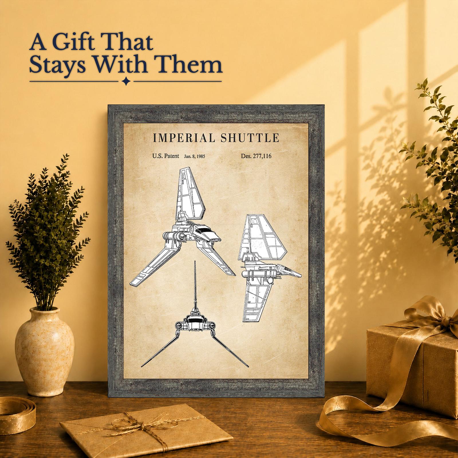 2148BW-2 this framed patent print gift - framed wall art for a vintage design fan