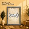this framed patent print gift - framed wall art for a vintage design fan