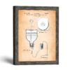 IV patent print wall art, vintage 1944 medical design, by Crossroads Home Decor