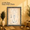 Vintage medical patent print gift for a nurse or doctor
