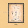 Stethoscope patent print framed wall art by Crossroads Home Decor