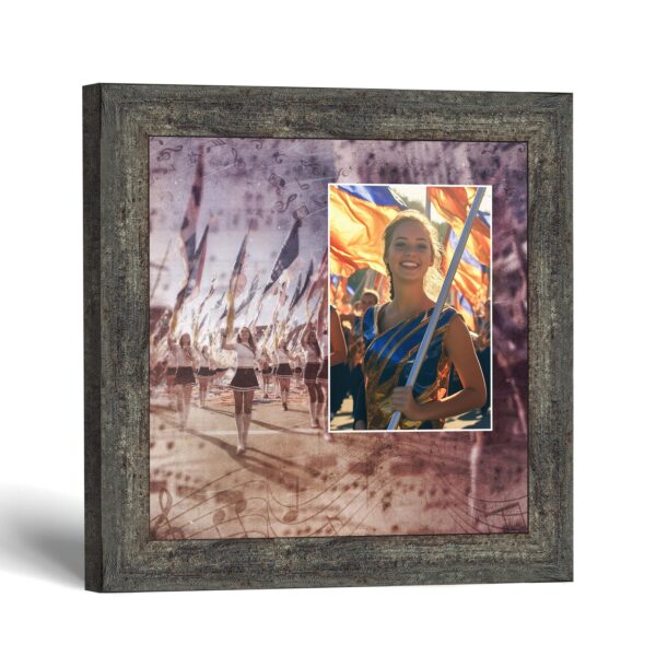 Color guard picture frame - flag corps photo frame by Crossroads Home Decor