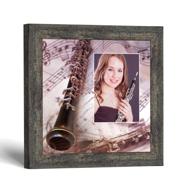 Oboe picture frame - musician keepsake by Crossroads Home Decor