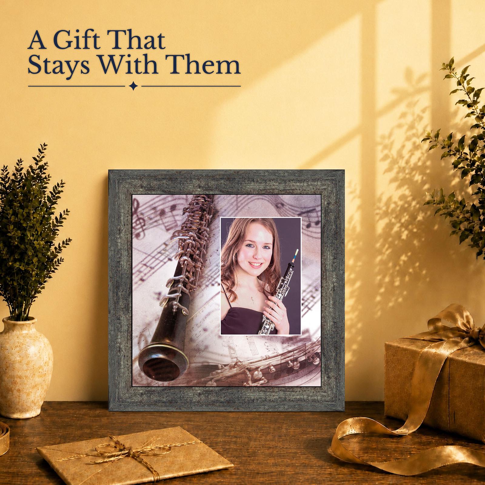 Musician gift - oboe picture frame for a band or orchestra member
