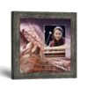 Percussion picture frame with photo opening by Crossroads Home Decor