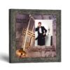 Trumpet Player picture frame - Marching Band Photo Keepsake by Crossroads Home Decor
