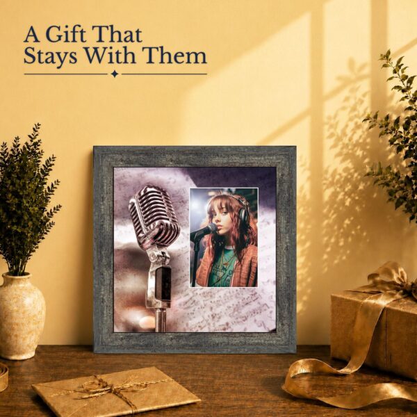 Singer gift - picture frame for a vocalist or performer