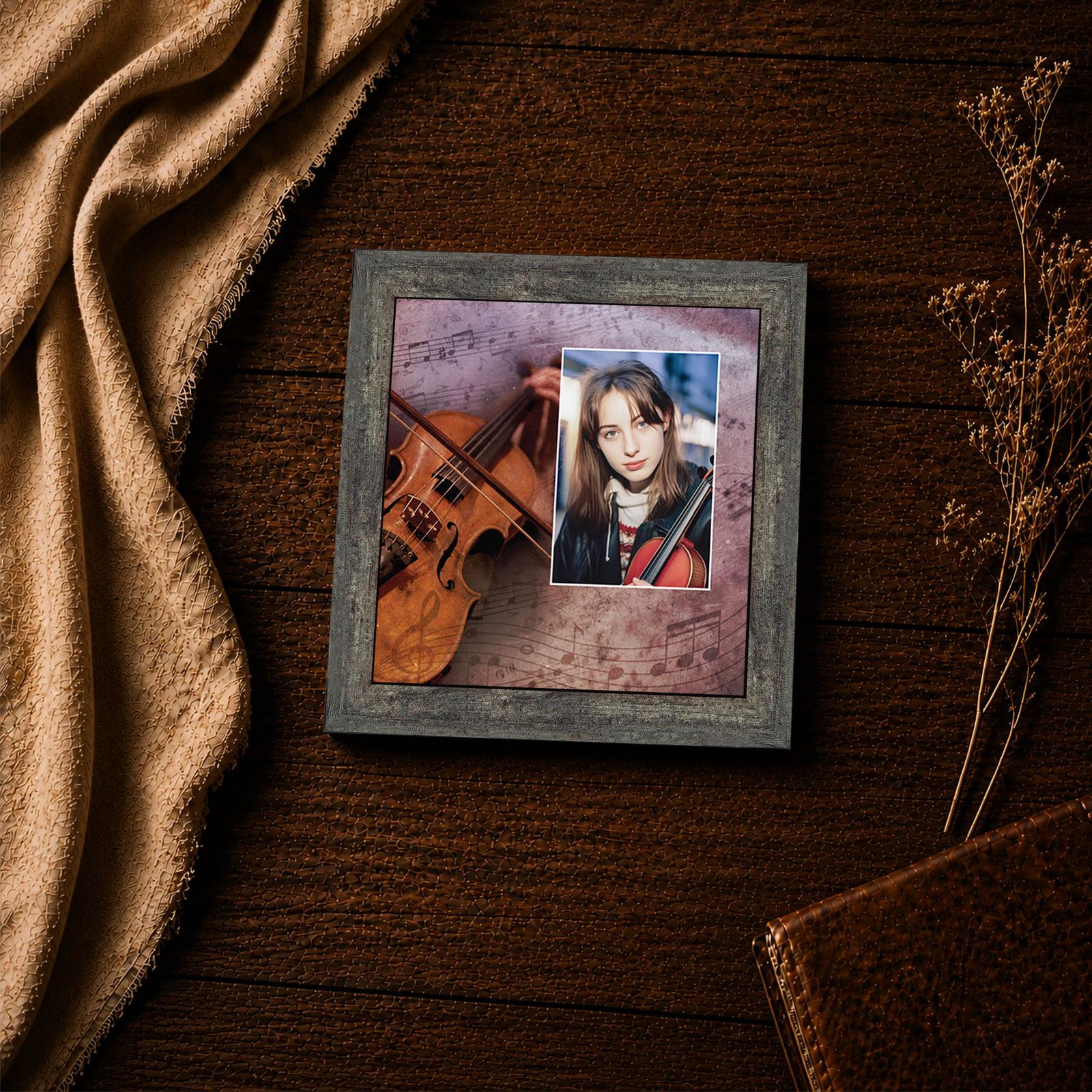 Violin and Bow framed print - Violin inspirational wall art